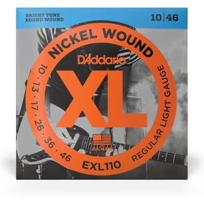 D'Addario EXL110 Nickel Wound Electric Guitar Strings, Regular Light, 10-46 image 6