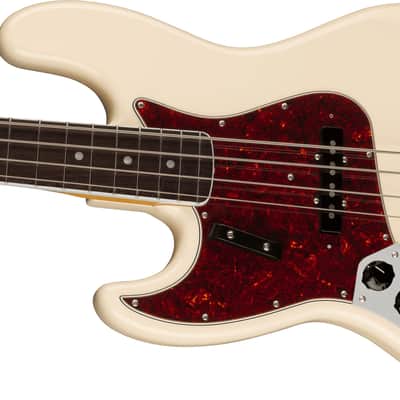 Fender American Vintage II 1966 Jazz Bass Left-Hand, Rosewood Fingerboard - Olympic White image 4