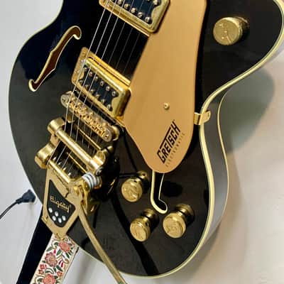 Gretsch G5655TG Electromatic Center Block Jr. Single Cutaway with Gold Hardware 2020 - Present - Black Gold image 3