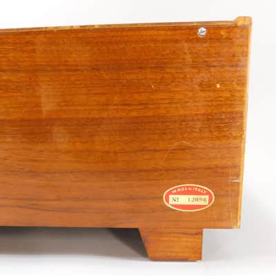 1950s Vintage Farfisa Royal Artist Model III Portable Chord Organ Brown Natural Wood Made in Italy image 12