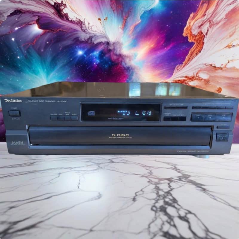 Technics SL-PD647 5 Disc CD Changer Player MASH  *FULLY SERVICED * Sounds Great! image 1