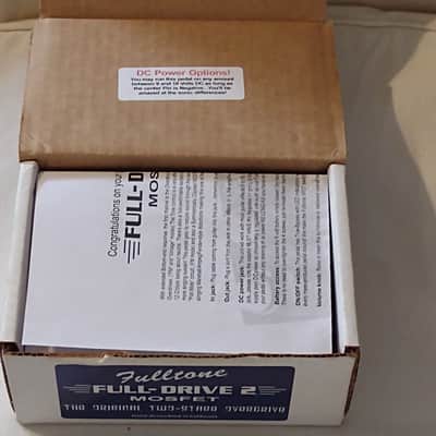 Fulltone Full- Drive 2 mosfet - overdrive pedal. Excellent and boxed image 4