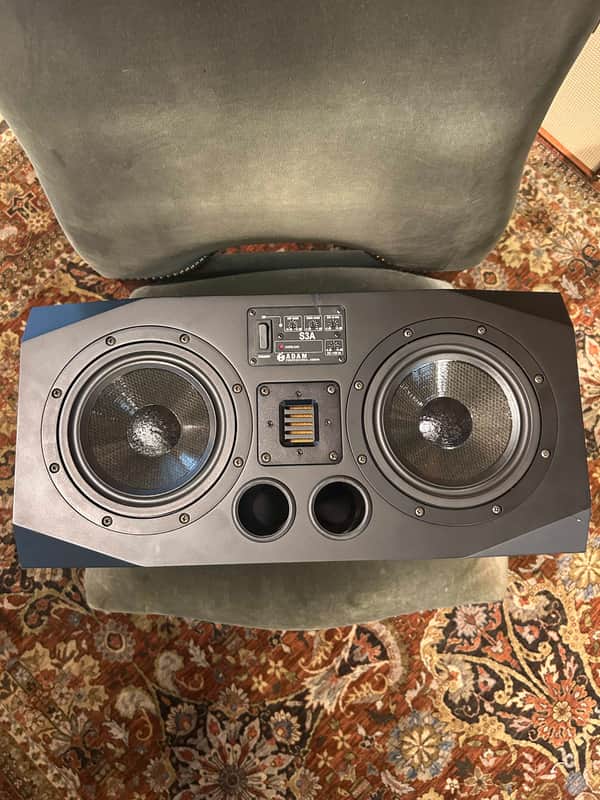 ADAM Audio S3-A Active Nearfield / Midfield Monitors (LCR, 3) 2000s - Black image 1