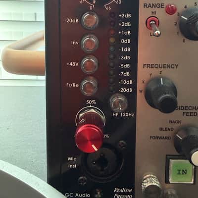 GC Audio GC Audio Realism 500-Series Preamp 2025 - Black/Red image 1