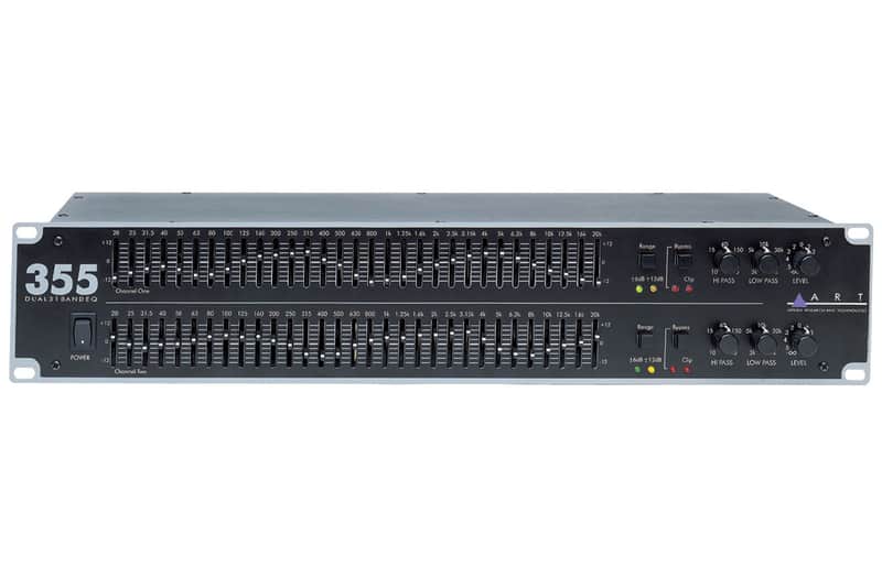 ART EQ355 Dual 31-Band Rackmount Graphic Equalizer image 1