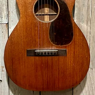 1931 Martin 1-17 Parlor Guitar Natural Mahogany, Excellent Example of a Super Pre War Martin ! image 4