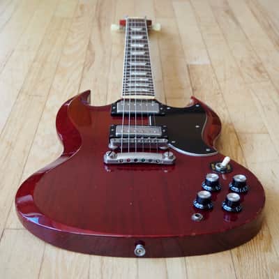 1990 Greco SG Electric Guitar Cherry SS-600 Lawsuit Mint | Reverb