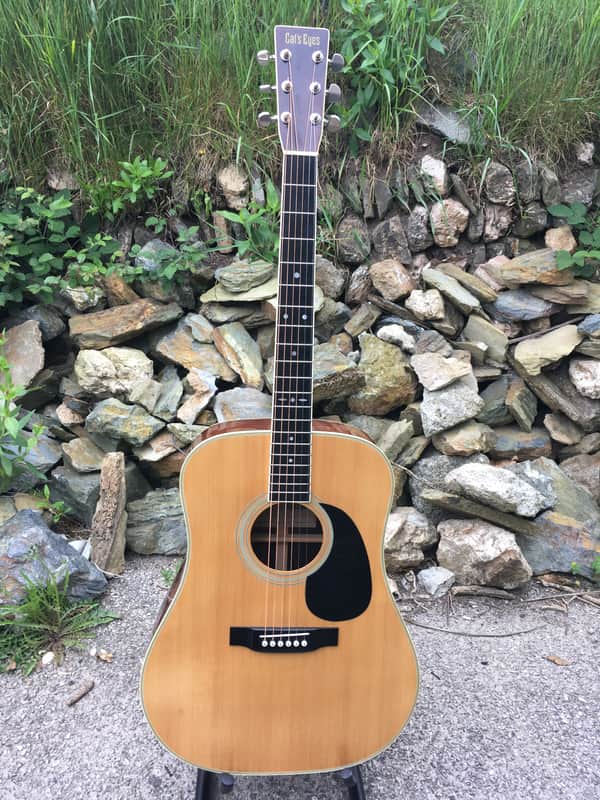 1982 Tokai Cat's Eyes CE-250 Acoustic Guitar Natural Martin | Reverb