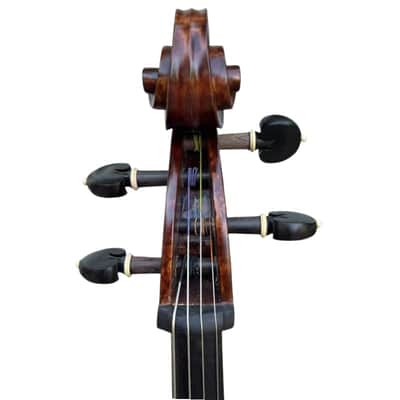 Rare Bird's eye Wood Full size Cello 4/4. hand Carved,Good Sound, Master sound image 12