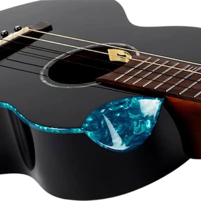 Flight Nighthawk EQ-A Solid Spruce Top Mahogany Neck 4-String Acoustic-Electric Baritone Ukulele w/Gig Bag, Pickup & Humidifier image 6