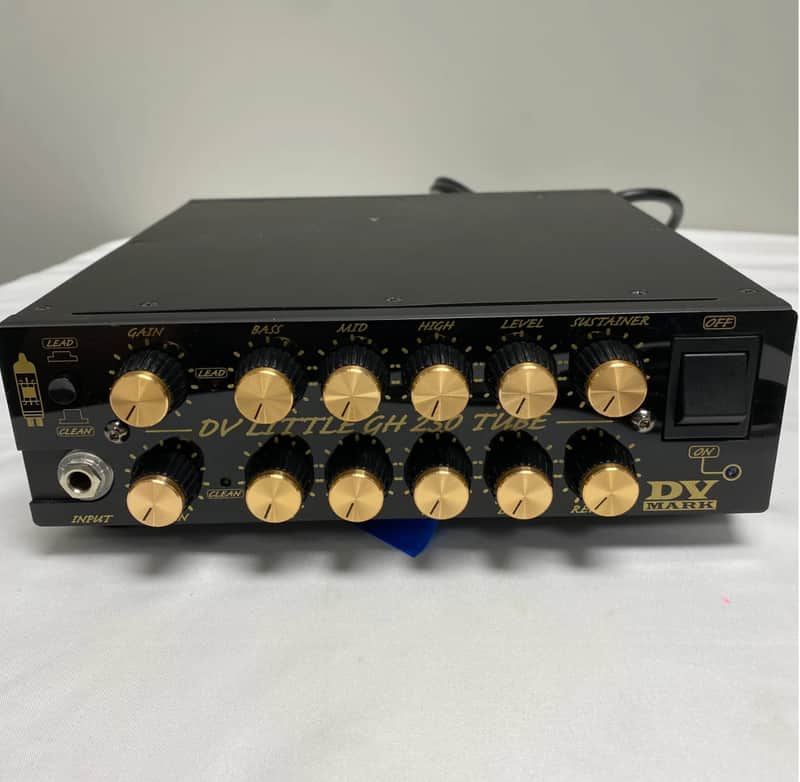 DV Mark DV Little GH 250 Tube Greg Howe Signature 2-Channel 250-Watt Guitar Amp Head 2019 - Present - Black image 1