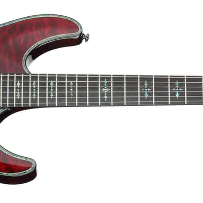 Schecter Hellraiser C-1 Electric Guitar - Black Cherry (1788) image 5