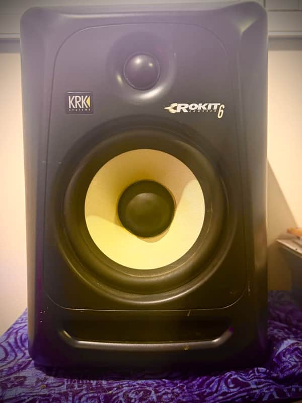 KRK RP-6 Rokit G3 2-Way 6" Active Studio Monitors (Pair) 2014 - 2018 - Black image 1