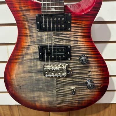 PRS SE Custom 24-08 Quilt 2025 - Present - Charcoal Cherry Burst image 2