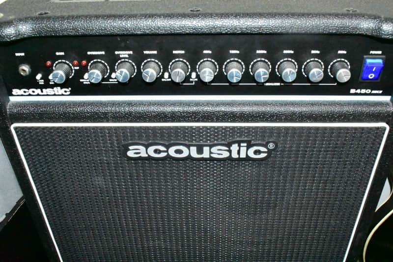 【希少】acoustic B450 ベース用アンプ 450W B450 450 W 2×10″ Bass Guitar Combo Amp - Acoustic Control Corp