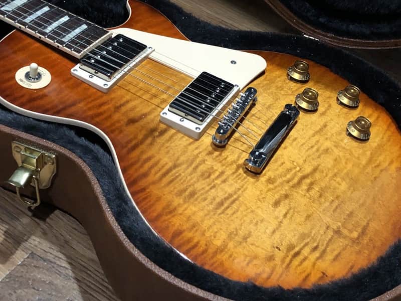 Gibson Les Paul ES Standard no f-holes: 2016 Light Burst.  Only 100 Made !  Discontinued / 6.25 lbs. image 1