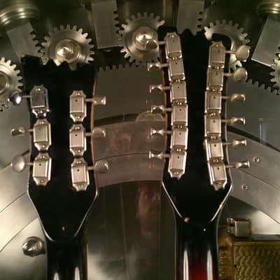 Mosrite Joe Maphis Double Neck 1960s - Tobacco Burst image 11