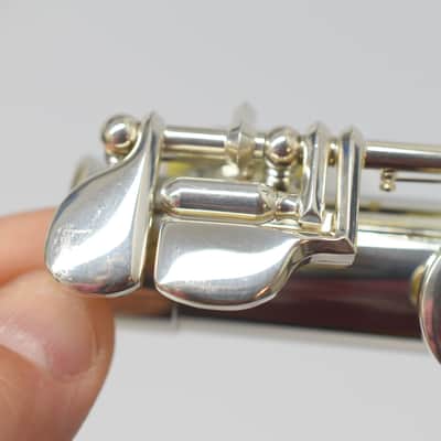 Lightly Used Pearl Belsona Silver Plated Student Flute w/ Case image 15
