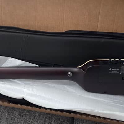 Donner Donner HUSH I EVO2 Acoustic Electric Travel Guitar - sunburst image 2