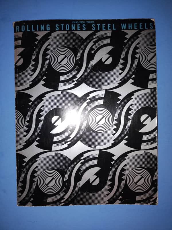ROLLINGSTONES Steel Wheels Piano Vocal Chords 1989 image 1