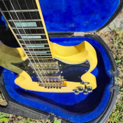 1988 Gibson SG Custom Antique Ivory Nitro Vintage USA Guitar w/ Original Chainsaw Case image 3