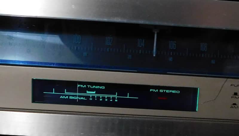 Pioneer TX-410 vintage am fm stereo tuner radio image 1
