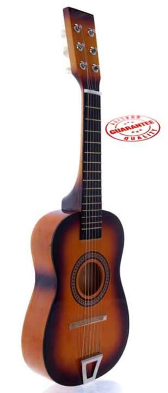 Star Kids Acoustic Toy Guitar 23 Inches Sunburst Color image 1