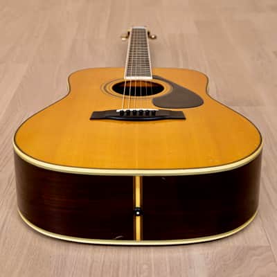 1970s Yamaha L-6 Vintage Dreadnought Acoustic Guitar Japan w/ Case
