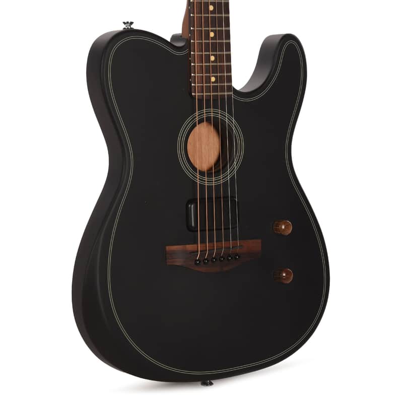 Fender Acoustasonic Standard Telecaster Black image 1
