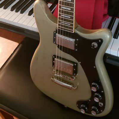 EPIPHONE CUSTOMSHOP  Wilshire LIMITED EDITION  2012/14 Silver/green image 7