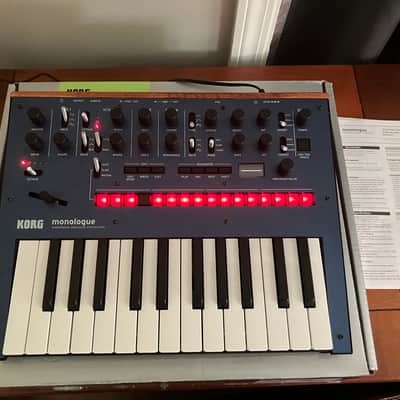Korg Monologue Monophonic Analog Synthesizer 2016 - Present - Blue