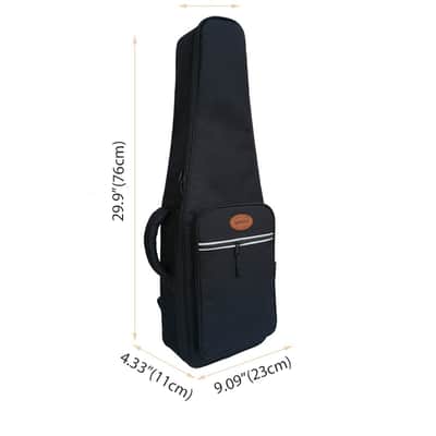 4/4 Full Size Violin Bag Shaped Case Backpack Super Light Travel Carrying Bag image 4