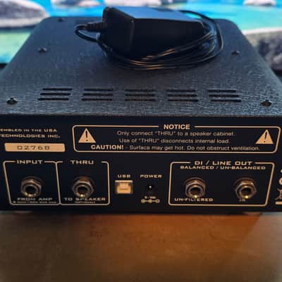 Suhr Reactive Load IR 8 Ohm DI Box with Impulse Responses 2019 - Present - Black image 4
