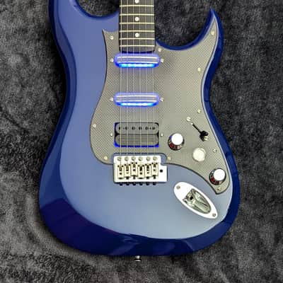 Carvin JB200C Jason Becker Deep Blue Flame Electric guitar | Reverb