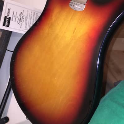 Teisco E-110 Mid 1960s Sunburst image 21