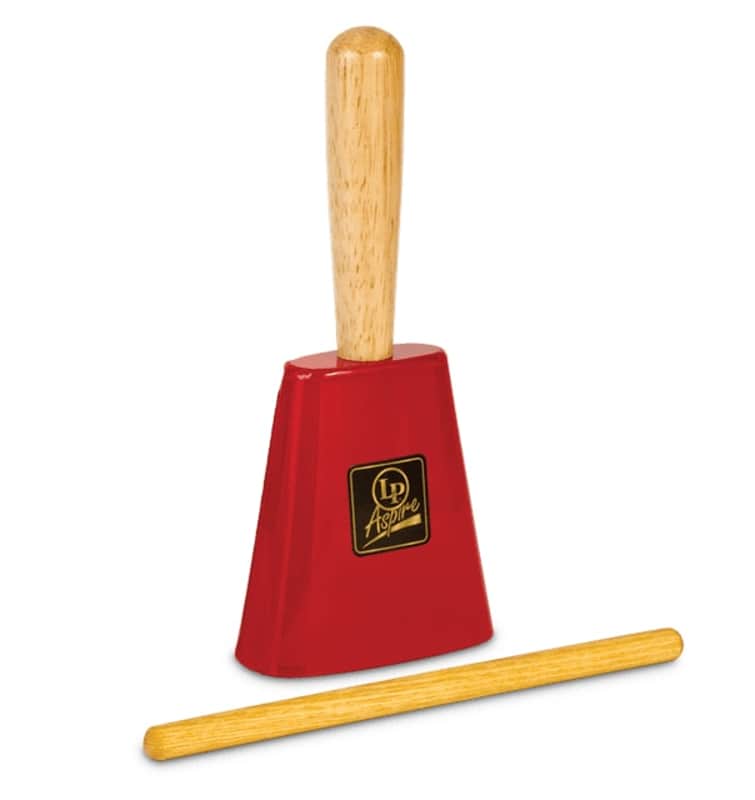 Latin Percussion LPA900-RD Aspire Ez-Grip Cowbell on Handle (Red) image 1