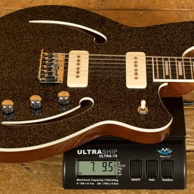 Reverend Airwave 12-String - Ebony - Black Sparkle image 8