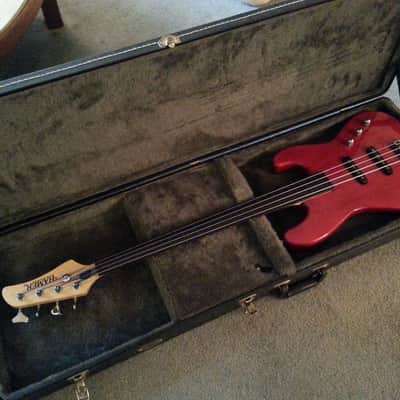 Hamer USA Cruise Bass Fretless w/2TEK bridge. HSC. PRICE DROP image 5