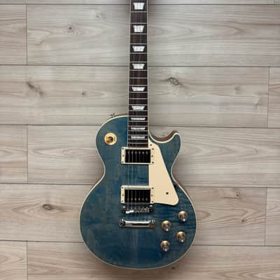 Gibson Les Paul Standard '60s Figured Top Electric Guitar - Ocean Blue #022 image 2