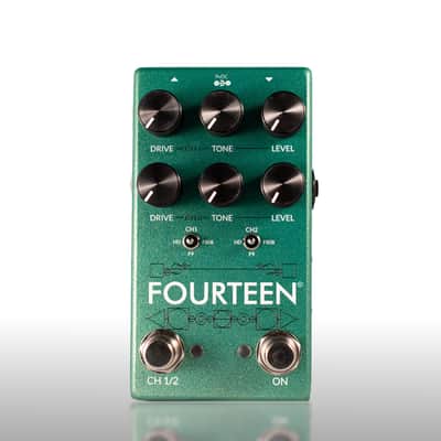 Fortin Amplification FOURTEEN dual boost / overdrive 2025 - Matte Green Sparkle image 1