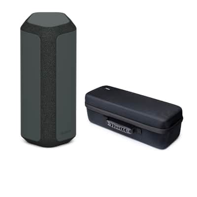 Sony SRS-XE300 X-Series Wireless Portable Bluetooth Speaker (Black) Bundle with Hard Travel Case for Sony Wireless Bluetooth Speaker (2 Items) image 1
