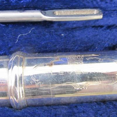 King Cleveland 610 Flute, USA, with case and cleaning rod image 7