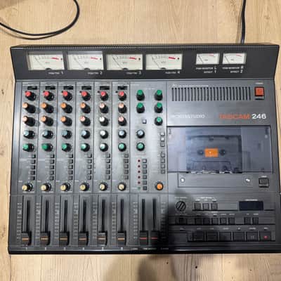 TASCAM 246 Portastudio 4-Track Cassette Recorder 1980s - With new belts and rollers fitted image 2