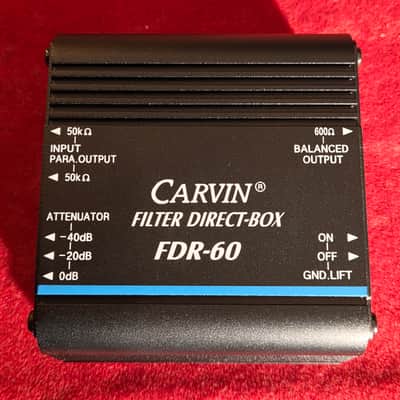 Carvin FDR-60 Filter Direct Box w/ Original Box image 2