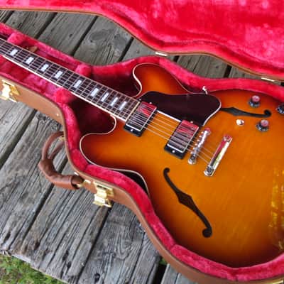 Gibson ES-335 Block Figured - 2022 - Iced Tea image 1