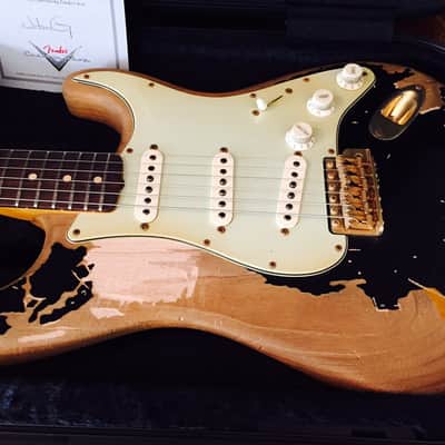 Fender Custom Shop Masterbuilt John Mayer Blk1 The Black One Relic Stratocaster image 4