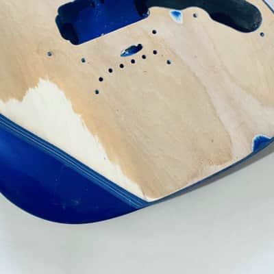 Mini Ibanez GRGM11 Solid Basswood Guitar Body image 9