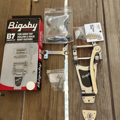 Bigsby B700 Vibrato Tailpiece Kit Vibramate 2010s - Aluminum tremolo whammy bar kit Les paul image 1