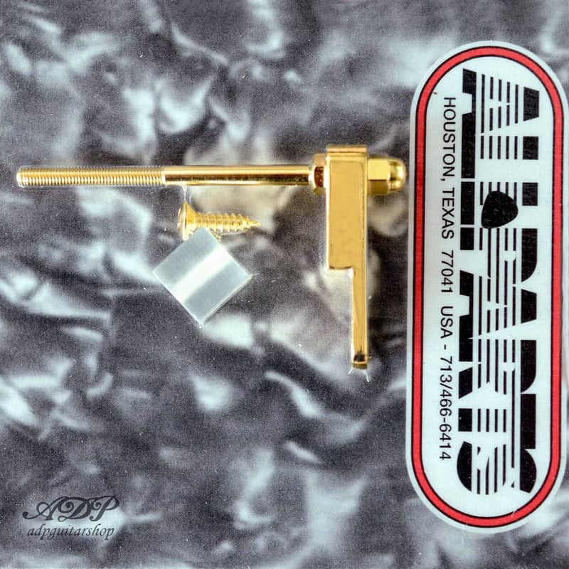 Gold Pickguard Bracket for Archtop Jazz Guitar, Hollow Body Bild 1