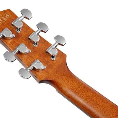 Ibanez AAM50CE Advanced Acoustic Auditorium Acoustic-electric Guitar - Coral Red Burst image 9